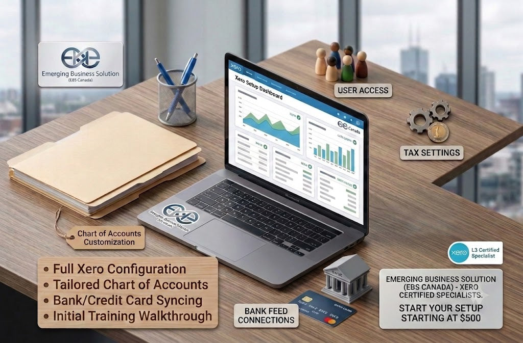 Xero Setup Dashboard by Emerging Business Solution - Full Xero Configuration